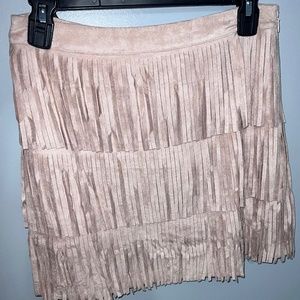Fringe skirt/body suit